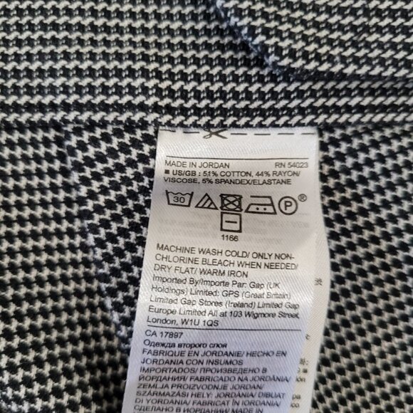 BANANA REPUBLIC | Devon Pant Patterned | Sz. 8 - Picture 6 of 8
